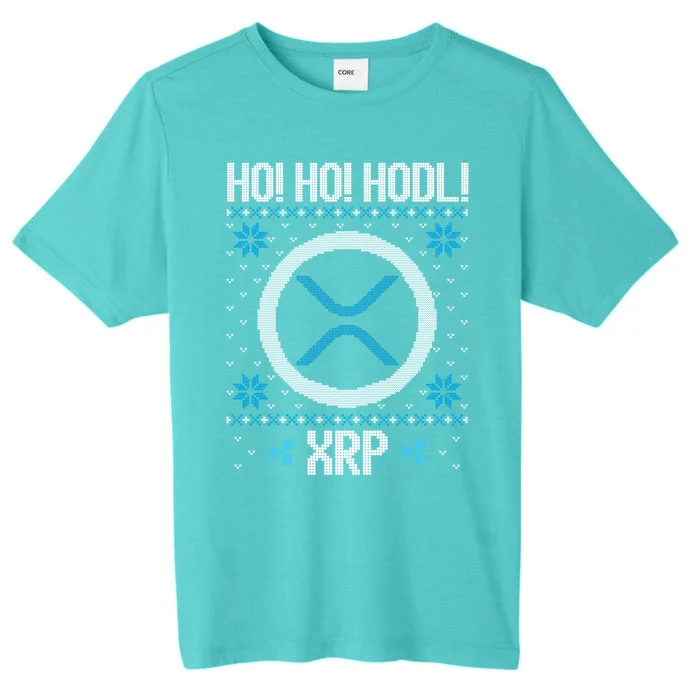 Ho Ho Hodl Xrp Fun Xrp Ripple Cryptocurrency Gear Gift ChromaSoft Performance T-Shirt