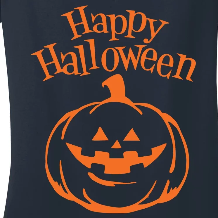 Happy Halloween Women's V-Neck T-Shirt