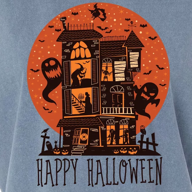 Happy Halloween Garment-Dyed Women's Muscle Tee