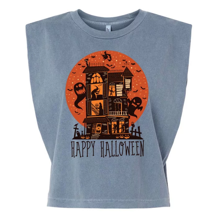 Happy Halloween Garment-Dyed Women's Muscle Tee