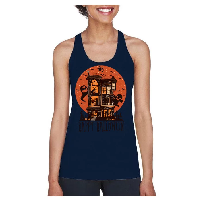 Happy Halloween Women's Racerback Tank