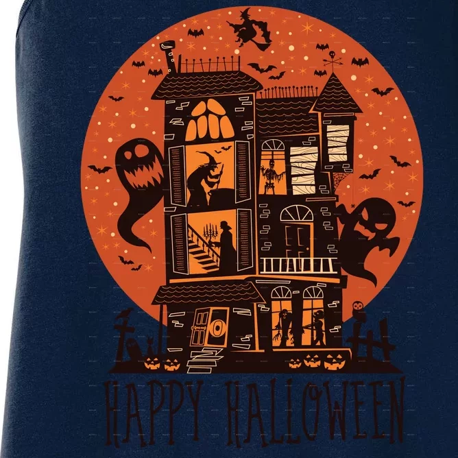 Happy Halloween Women's Racerback Tank