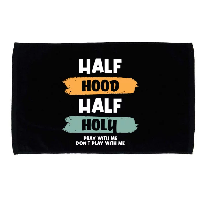 Half Hood Half Holy Gift Microfiber Hand Towel