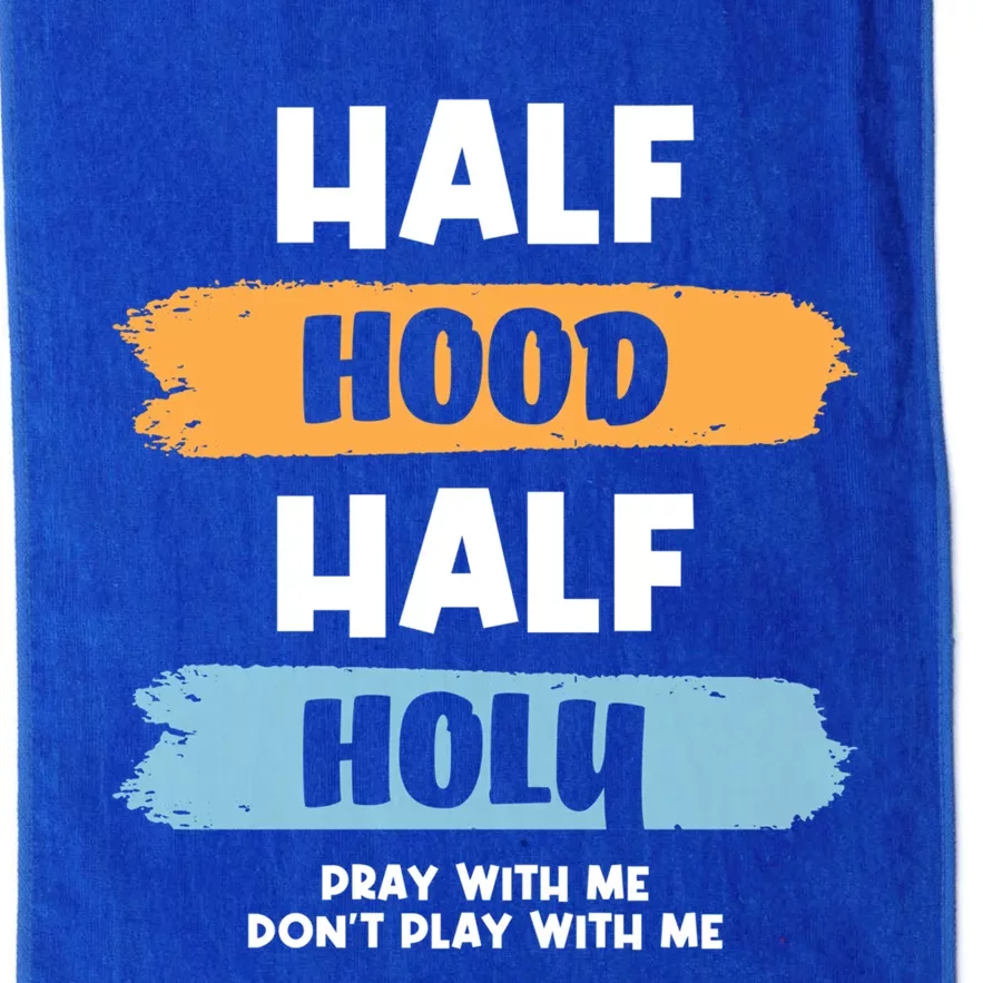 Half Hood Half Holy Gift Platinum Collection Golf Towel