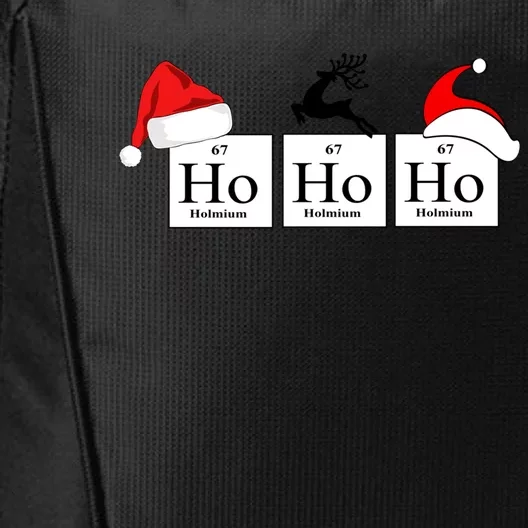 Ho Ho Ho A Very Scientific Christmas Science Christmas Gift City Backpack