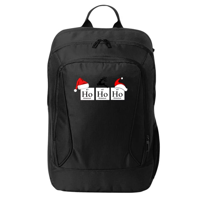 Ho Ho Ho A Very Scientific Christmas Science Christmas Gift City Backpack