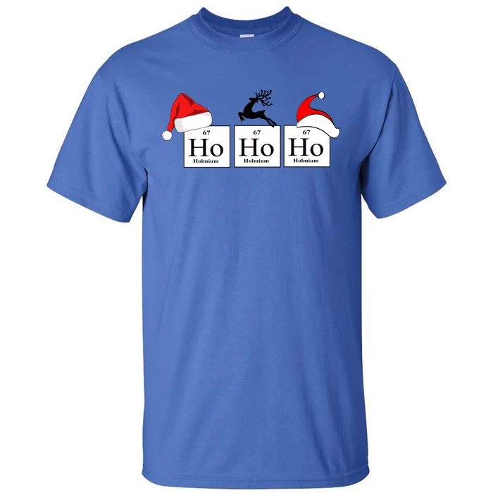 Ho Ho Ho A Very Scientific Christmas Science Christmas Gift Tall T-Shirt