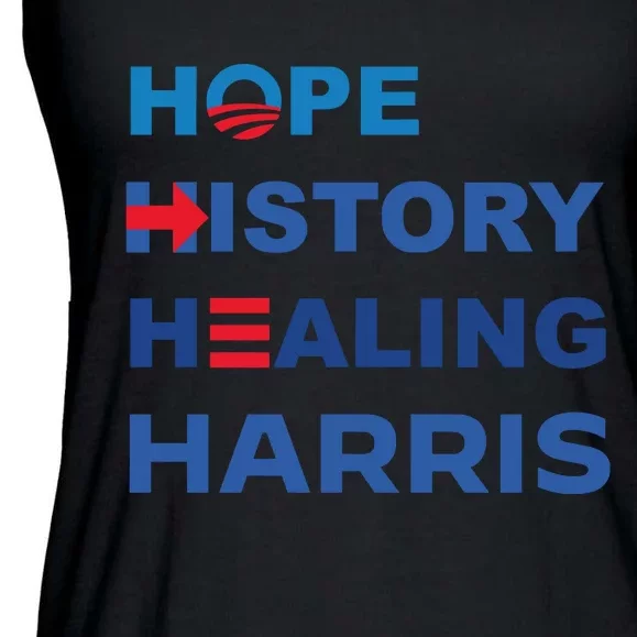 Hope History Healing Harris Ladies Essential Flowy Tank