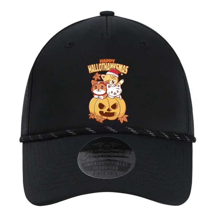 Happy Hallothanksmas Holiday Cats Performance The Dyno Cap