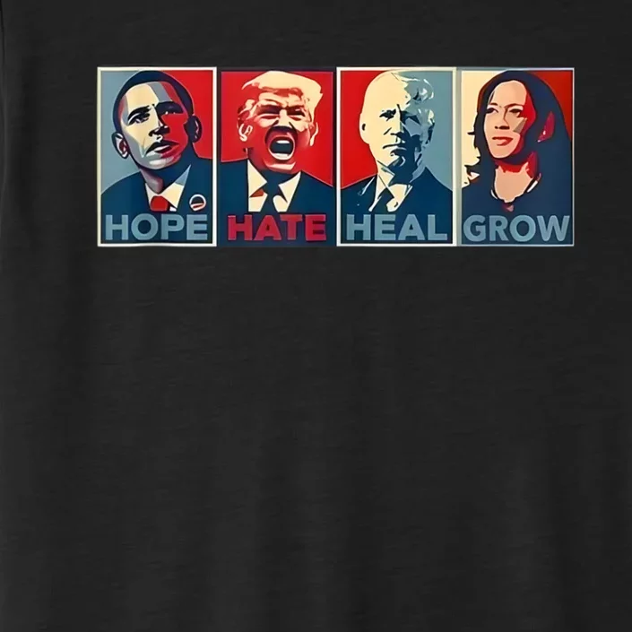 Hope Hate Heal Grow ChromaSoft Performance T-Shirt