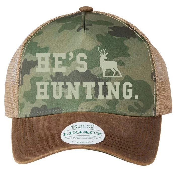 Hes Hunting Legacy Tie Dye Trucker Hat