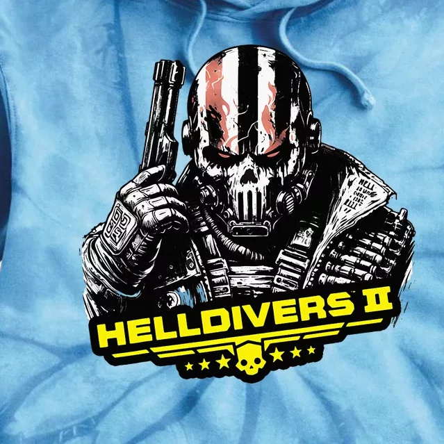 Helldiver Hero Tie Dye Hoodie