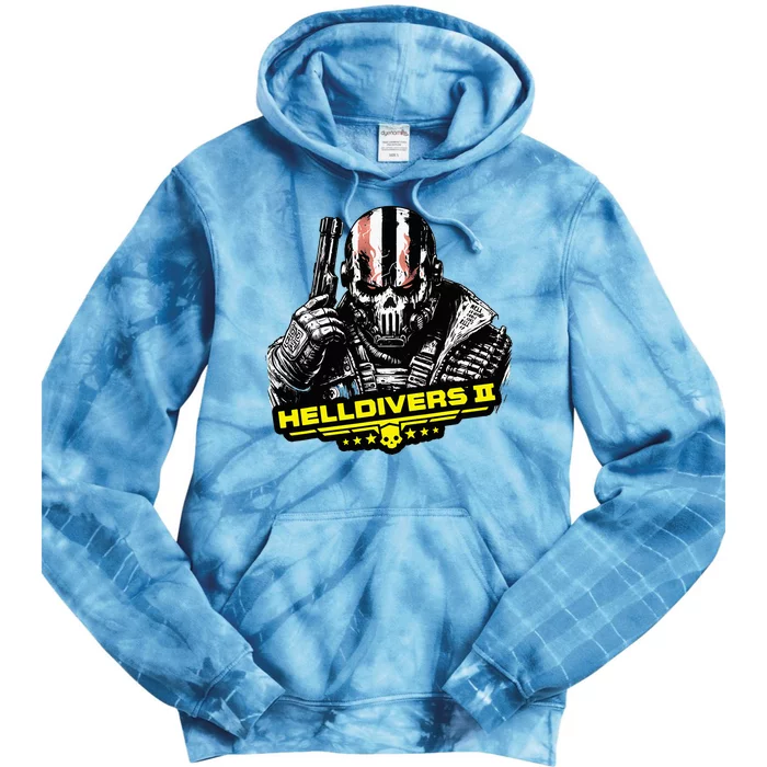 Helldiver Hero Tie Dye Hoodie