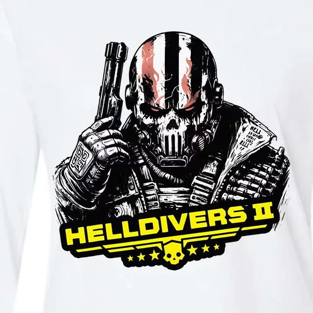 Helldiver Hero Womens Cotton Relaxed Long Sleeve T-Shirt