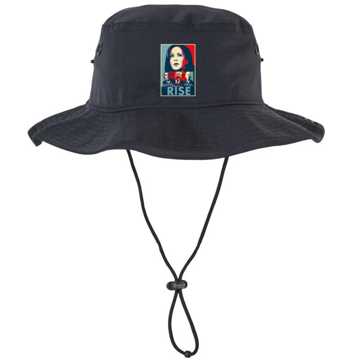 Hope Hate Heal Grow Rise President Kamala Harris Campaign Legacy Cool Fit Booney Bucket Hat