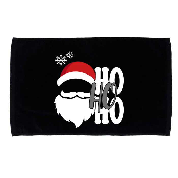 Ho Ho Ho Santa Claus Cozy Christmas Microfiber Hand Towel