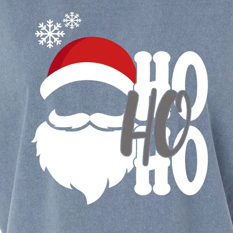 Ho Ho Ho Santa Claus Cozy Christmas Garment-Dyed Women's Muscle Tee