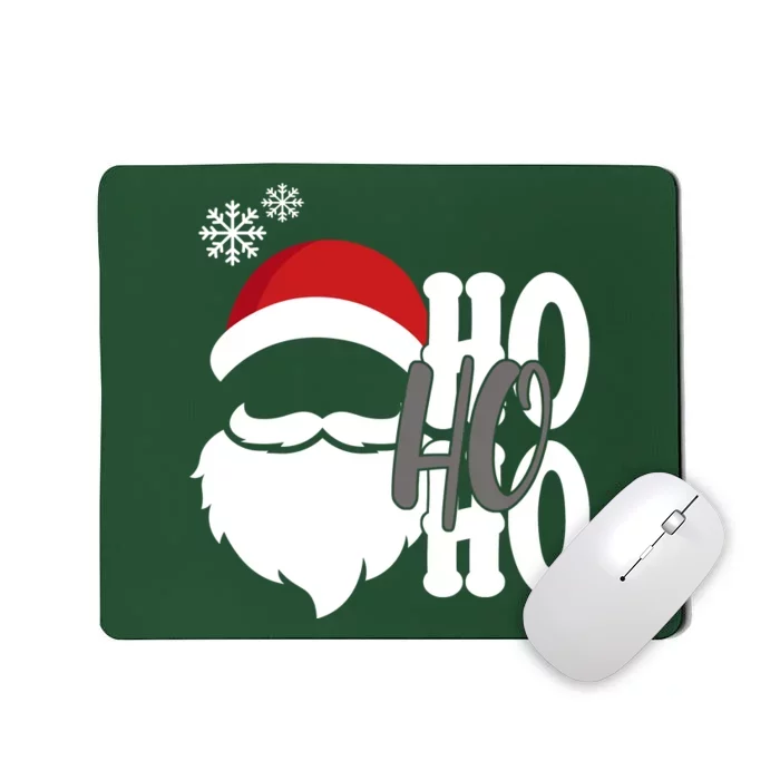 Ho Ho Ho Santa Claus Cozy Christmas Mousepad