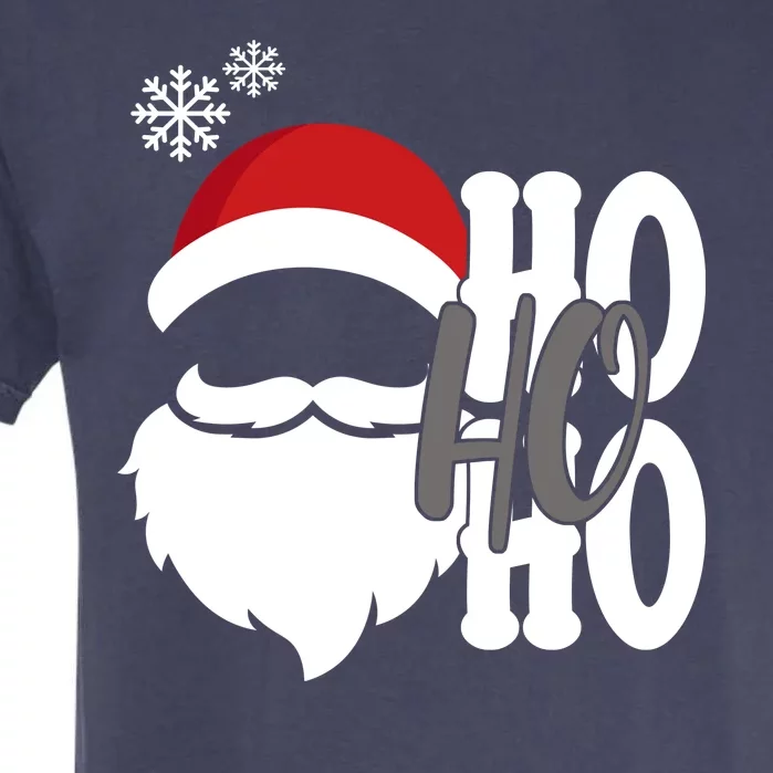 Ho Ho Ho Santa Claus Cozy Christmas Garment-Dyed Heavyweight T-Shirt