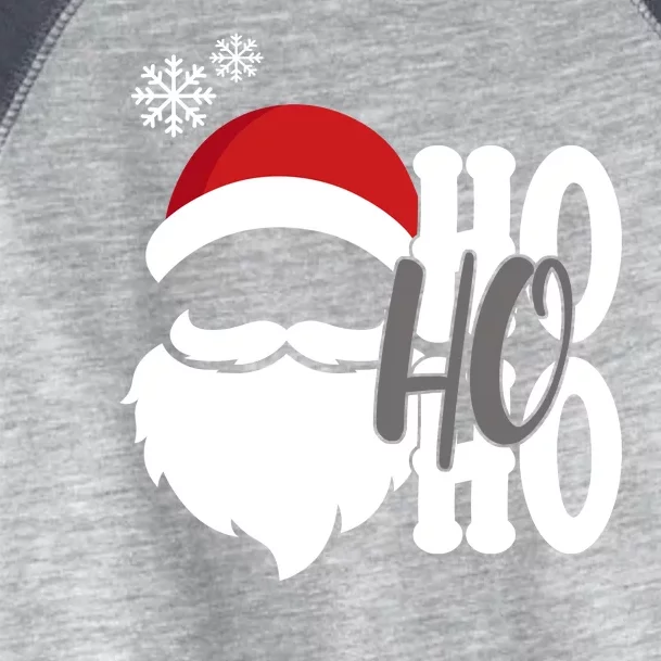 Ho Ho Ho Santa Claus Cozy Christmas Toddler Fine Jersey T-Shirt