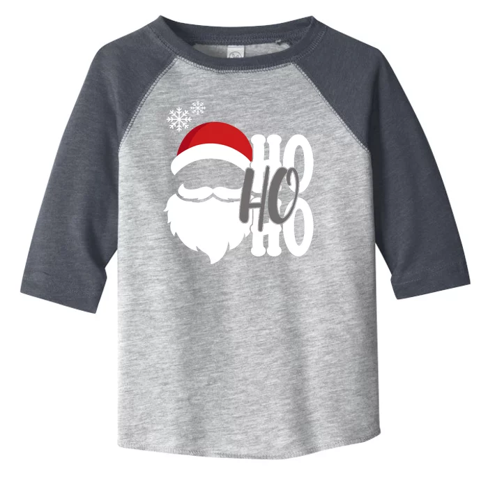 Ho Ho Ho Santa Claus Cozy Christmas Toddler Fine Jersey T-Shirt