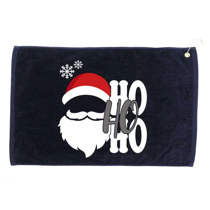 Ho Ho Ho Santa Claus Cozy Christmas Grommeted Golf Towel