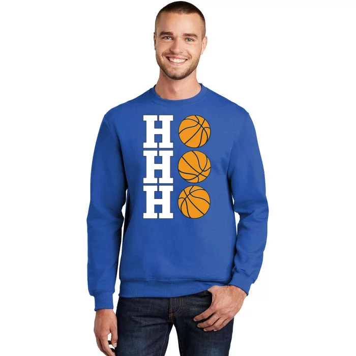 Ho Ho Ho Christmas Basketball Christmas Meaningful Gift Sweatshirt