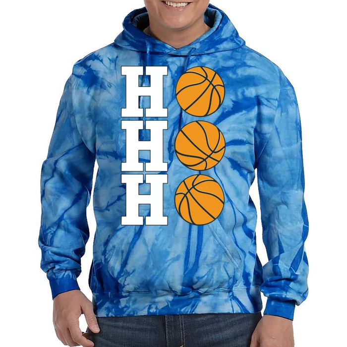 Ho Ho Ho Christmas Basketball Christmas Meaningful Gift Tie Dye Hoodie