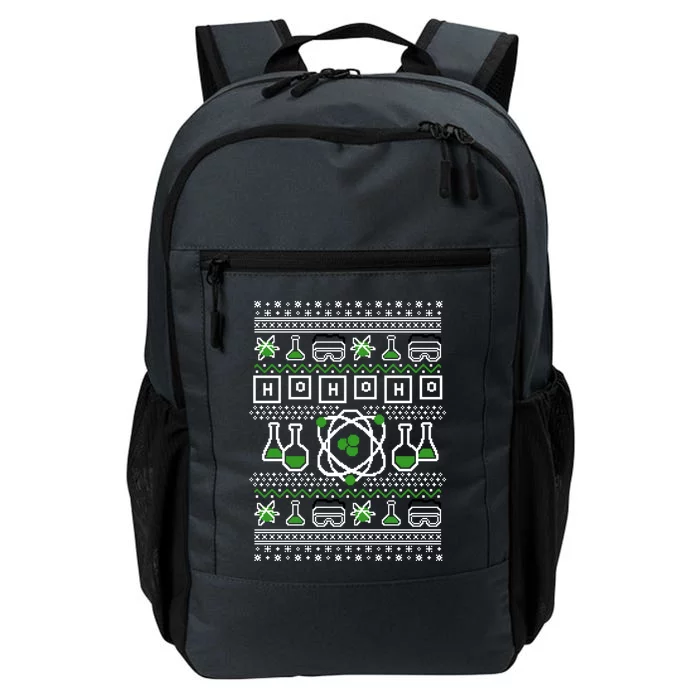 Ho Ho Ho Funny Science Ugly Holiday Graphic Meaningful Gift Daily Commute Backpack