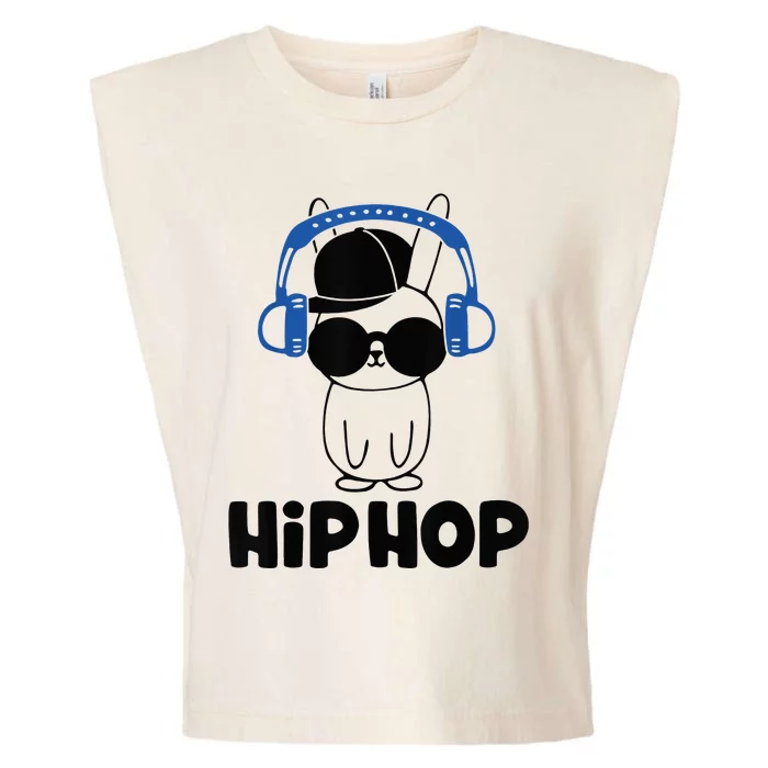 Hip Hop Happy Easter Bunny Day Garment-Dyed Women's Muscle Tee