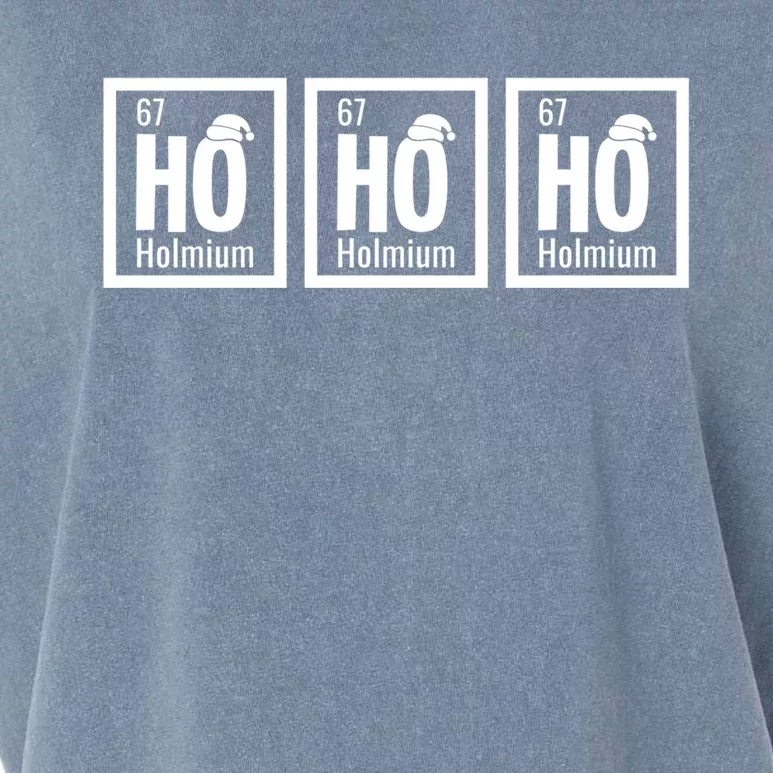 Ho Ho Ho Holmium Science Lover Periodic Table Chemistry Gift Garment-Dyed Women's Muscle Tee