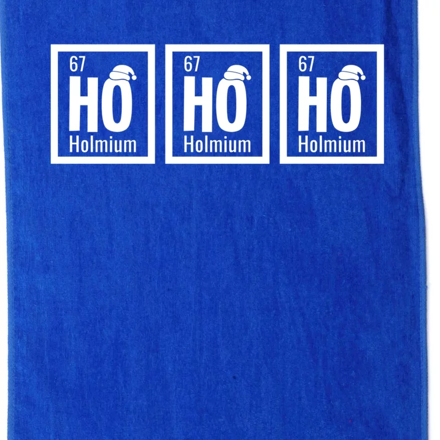 Ho Ho Ho Holmium Science Lover Periodic Table Chemistry Gift Platinum Collection Golf Towel