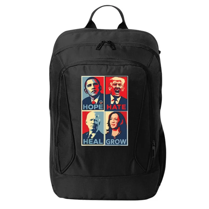 Hope Hate Heal Grow City Backpack