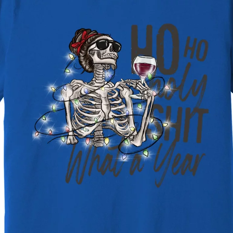 Ho Ho Holy Shit What A Year New Year Gift Premium T-Shirt