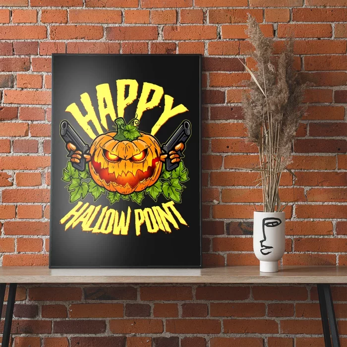 Halloween Happy Hallow Point Pumpkin Gunner Poster