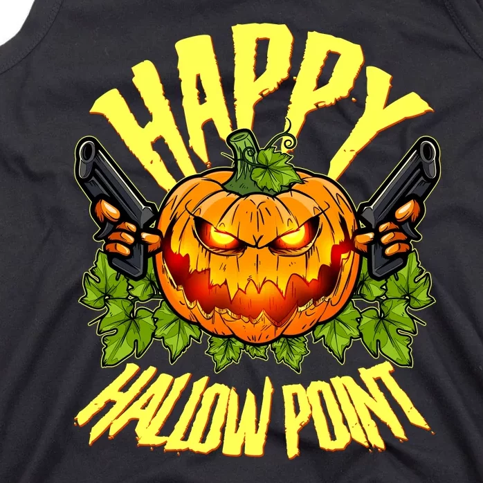 Halloween Happy Hallow Point Pumpkin Gunner Tank Top