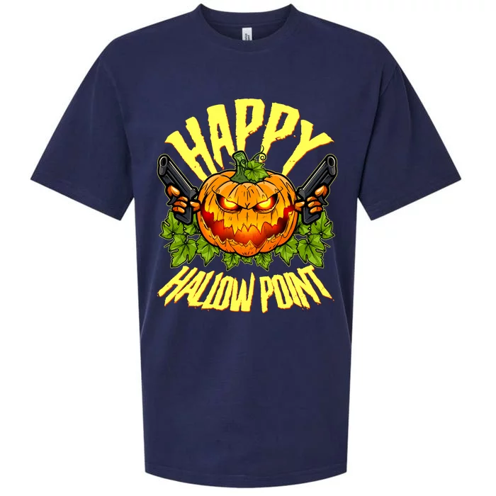 Halloween Happy Hallow Point Pumpkin Gunner Sueded Cloud Jersey T-Shirt