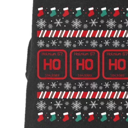 Ho Ho Ho Science Laboratory Ugly Christmas Sweater Lab Doggie 3-End Fleece Hoodie