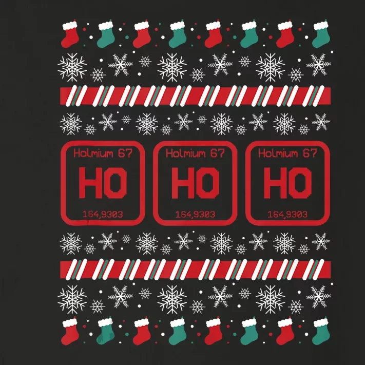 Ho Ho Ho Science Laboratory Ugly Christmas Sweater Lab Toddler Long Sleeve Shirt