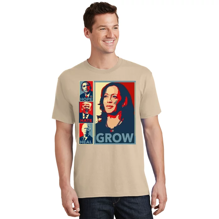 Hope Hate Heal Grow T-Shirt