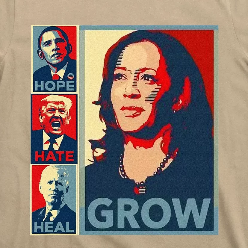 Hope Hate Heal Grow T-Shirt