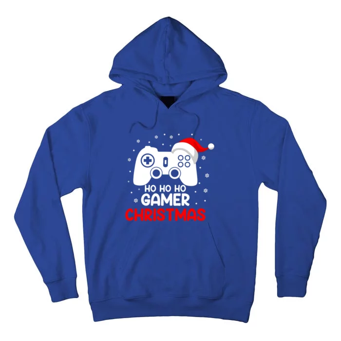 Ho Ho Ho Gamer Christmas Xmas Video Games Gaming Lover Gift Tall Hoodie