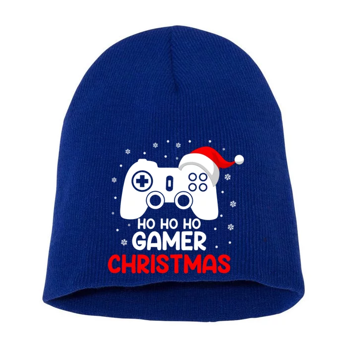 Ho Ho Ho Gamer Christmas Xmas Video Games Gaming Lover Gift Short Acrylic Beanie