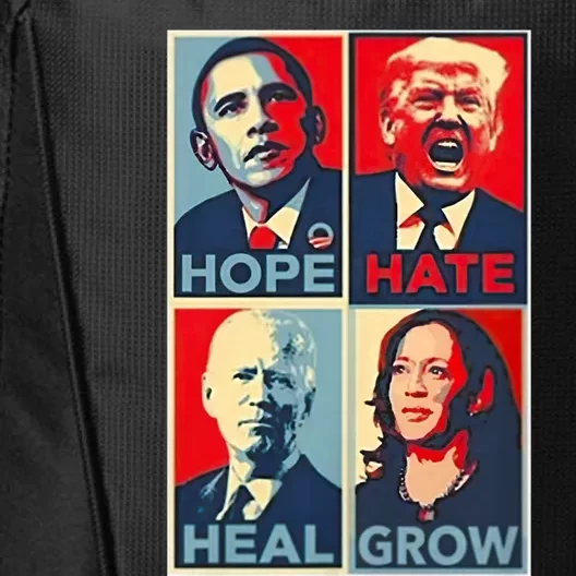 Hope Hate Heal Grow City Backpack