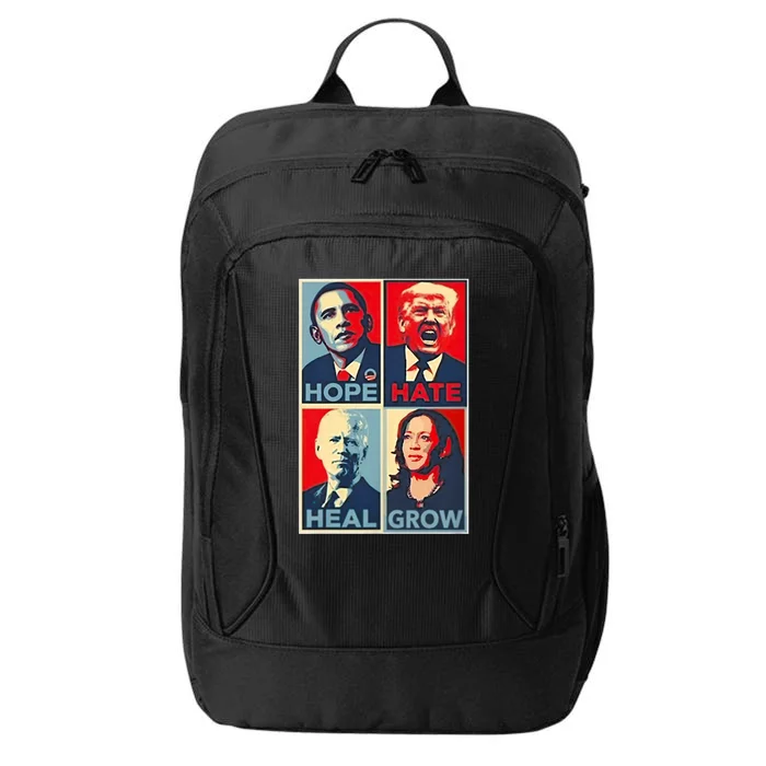 Hope Hate Heal Grow City Backpack