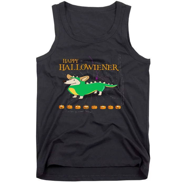 Halloween Happy Hallowiener Tank Top