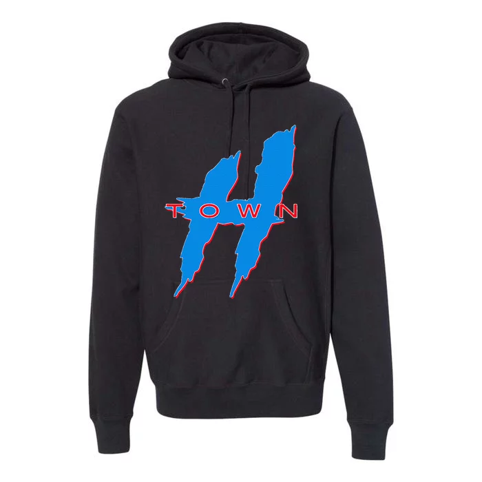 Houston  Htown Hustle Town The H Houston Texas 713 Premium Hoodie