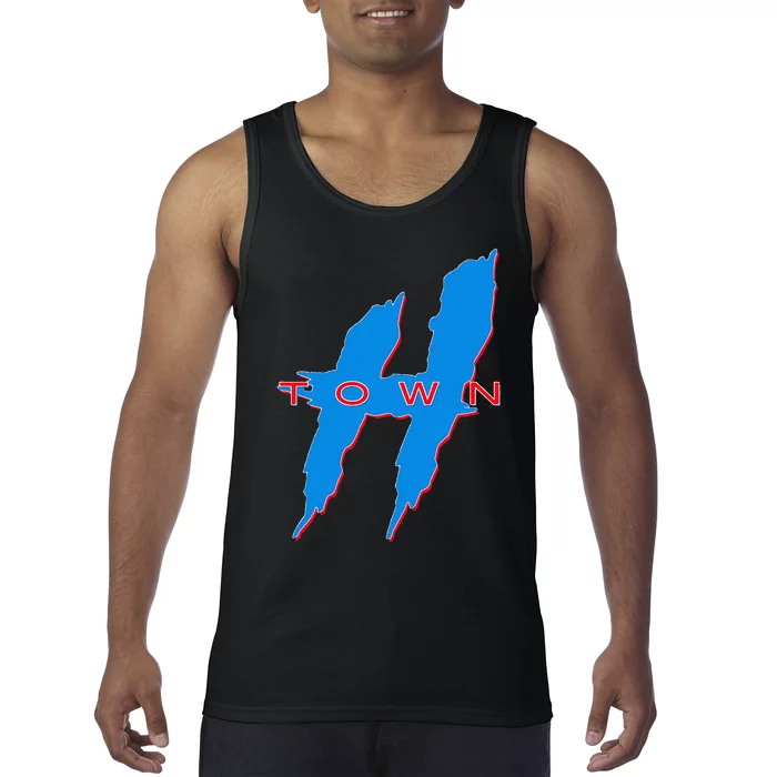 Houston  Htown Hustle Town The H Houston Texas 713 Tank Top