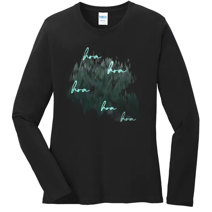 Hoa Hoa Hoa Hoa Season Ladies Long Sleeve Shirt