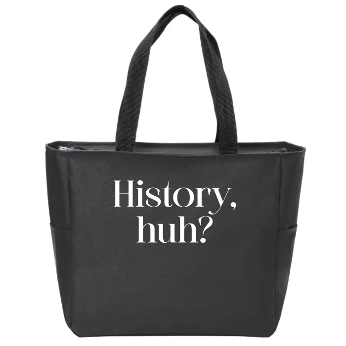 History Huh? Zip Tote Bag